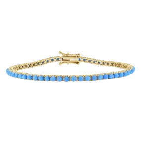 Turquoise Tennis Bracelet