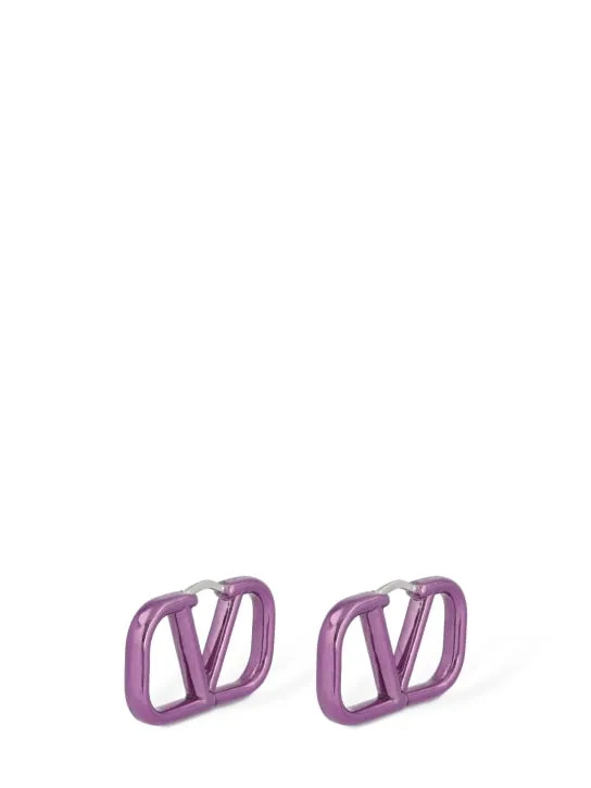 Valentino Garavani   2.5cm V logo signature earrings 