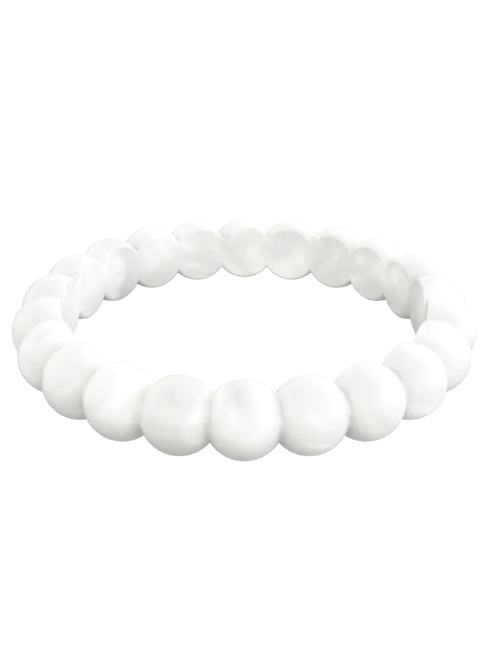 Women's Stackable Bead Silicone Ring